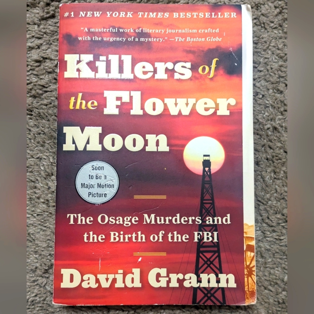 Killers Of The Flower Moon by David Grann Paperback Book